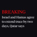 Katie Couric Instagram - 🚨 Israel and Hamas agreed to extend their truce for two more days, according to officials in Qatar who helped negotiate the initial cease-fire, as Israeli officials signaled that a fourth exchange of hostages and prisoners would go forward Monday. According to @nytimes reporting, Majed Al-Ansari, a spokesman for the foreign ministry of Qatar, which has helped mediate the talks that led to the initial pause in fighting, said an “agreement has been reached to extend the humanitarian truce for an additional two days in the Gaza Strip.” It did not elaborate on the terms. The announcement came shortly after the Israeli prime minister’s office said it had begun contacting the families of hostages who would be released on Monday, appearing to resolve a disagreement over the lists of those to be freed on what had been expected to be the final day of a four-day cease-fire. Under the initial deal, Hamas agreed to release 50 women and children taken hostage during the Oct. 7 attack, and Israel agreed to free 150 women and minors held in Israeli jails, among other terms. This is a developing story with updates to come.