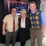Katie Couric Instagram - Well, I finally made it to broadway. 🤩 Don’t think I’ll be getting a Tony nomination, but it was sure fun cavorting with @joshgad and @andrewrannells in @gutenbergbway. 🎶 These two are such amazing talents and the show is hilarious! (I had a big smile on my face the whole time!) 😆 Thanks for letting me be a part of it fellas! Xoxo #throwbackthursday #guttenberg #broadway #tbt #sofun