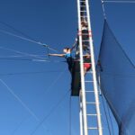 Kaya Scodelario Instagram - Got to live out one of my dreams today! I’ve always wanted to try trapeze, thank you to the amazing circus team at @clubmed for letting me! This was the very first attempt and I had a massive wave of anxiety right beforehand but I’m going back tomorrow to do more. Don’t worry mum it was very safe ❤️💪🏻