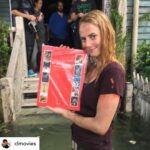 Kaya Scodelario Instagram - Hour 1 on set of @thecrawlmovie vs hour 18...