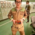 Ke Huy Quan Instagram - The LOKI prop department crafted a Data utility belt for the TVA. I wore it for one scene as a fun Easter egg. Did anybody spot it? If you haven’t, you should go back and watch the entire season again 😜😂 @officialloki @marvelstudios @disneyplus