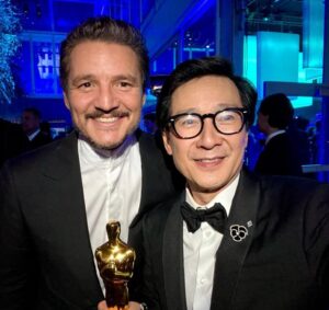 Ke Huy Quan Instagram - The Oscar after parties were EPIC!!! Everywhere I looked, there was someone famous. I’ve been to many parties, but…😱 these were on another level. Just to give you an idea, as we walked into the @vanityfair party, I ran into @usher and @gigihadid who were both super friendly. 🤯 I also had the most wonderful and memorable conversation with @tiffanyhaddish. I won’t share what we talked about, but THANK YOU, TIFFANY❣️