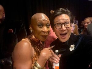 Ke Huy Quan Instagram - I have a nephew who loves to collect Pokémon cards. Me? I feel so blessed to be able to collect celebrity selfies. 😜 Here’s some more I haven’t had a chance to share. 🤭