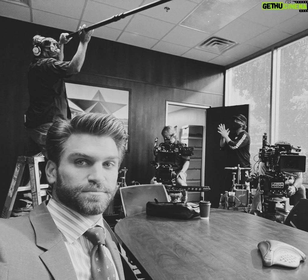 Keegan Allen Instagram - There is a video that I really want to post (a bts video) of how @cobybellagram memorizes his dialogue using music, but it has a spoiler in it so ENJOY TONIGHT’s newest episode of WALKER! Also, @dave_annable has great hair