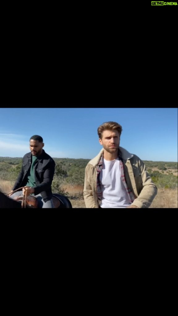 Keegan Allen Instagram - Head over to the @thecwwalker page. I’m taking over and you don’t want to miss it😜. Here is a video of @jlpierre and I riding in to tell you that a new episode of WALKER is on tonight. 8/7c only on @thecw and that we love you all #walkerfamily #spnfamily #pllfamily thank you for the support! EVERY HEART IS BIGGER IN TEXAS ❤️‍🔥 Video: @chachachaddo 🤠