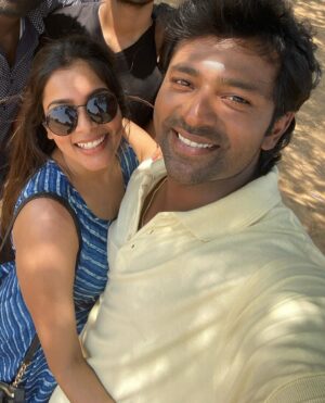 Keerthi shanthanu Instagram - My 🌟 from #bluestar 

So happy that all of u r receiving him with so much love ❤️ @shanthnu  #rajesh 
Go watch #bluestar in theatres if u haven’t ..Kandippa pudikum 😇
#thankyou