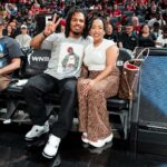 Keith Lee Instagram - Aces games are starting to feel like home , thank you for having us again @lvaces and @aja22wilson for always making us feel like family 🤞🏽🫂