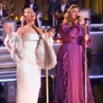 Kelly Clarkson Instagram - I loved performing “Santa, Can’t You Hear Me” with @ArianaGrande last year for my Christmas special!! Y’all can listen to the live version everywhere now 🤍