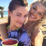 Kelly Rohrbach Instagram - Working hard or hardly working?! On set today with @louisedechevigny and @jackguyphotography 🍧 Laguna Beach, California