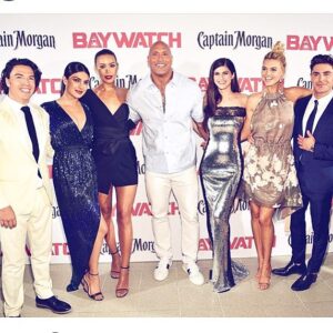 Kelly Rohrbach Instagram - Wow, we did it! 👊🏻Thank you to everyone who made @baywatchmovie possible. So grateful for the opportunity to be a part of it, what a dream come true! Dare I throw out the...#blessed 🙌🏻 And to my beautiful, talented, hilarious costars @therock @thejonbass @priyankachopra @alexandradaddario @zacefron @ilfenator I loved every minute of being a part of our family. You made this experience truly, once in a lifetime. The most laughs I've ever had! We're a #dysfunctionalfamily alright😬  To our fans, we hope you enjoy this movie as much as we did making it....and boy did we have a good time 😉🕺🏽💃🏻 Sit back and enjoy you're in for a wild ride 🍿👙🐬🍾