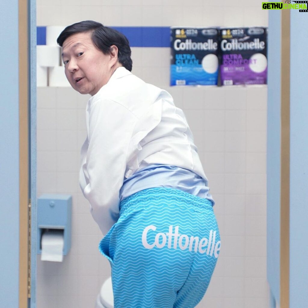 Ken Jeong Instagram - Think you can be a better Assvertiser than me? Prove it. And maybe Cottonelle will give you $10K to become a human billboard. #assvertiser #downtherecare #ad #sponsored NO PURCHASE NECESSARY. Void where prohibited. Open to legal residents of the U.S. and D.C. 18+. Official Rules at https://fooji.info/cottonelle [fooji.info]. Sponsor: Kimberly-Clark Corporation. Administrator: Fooji Inc.