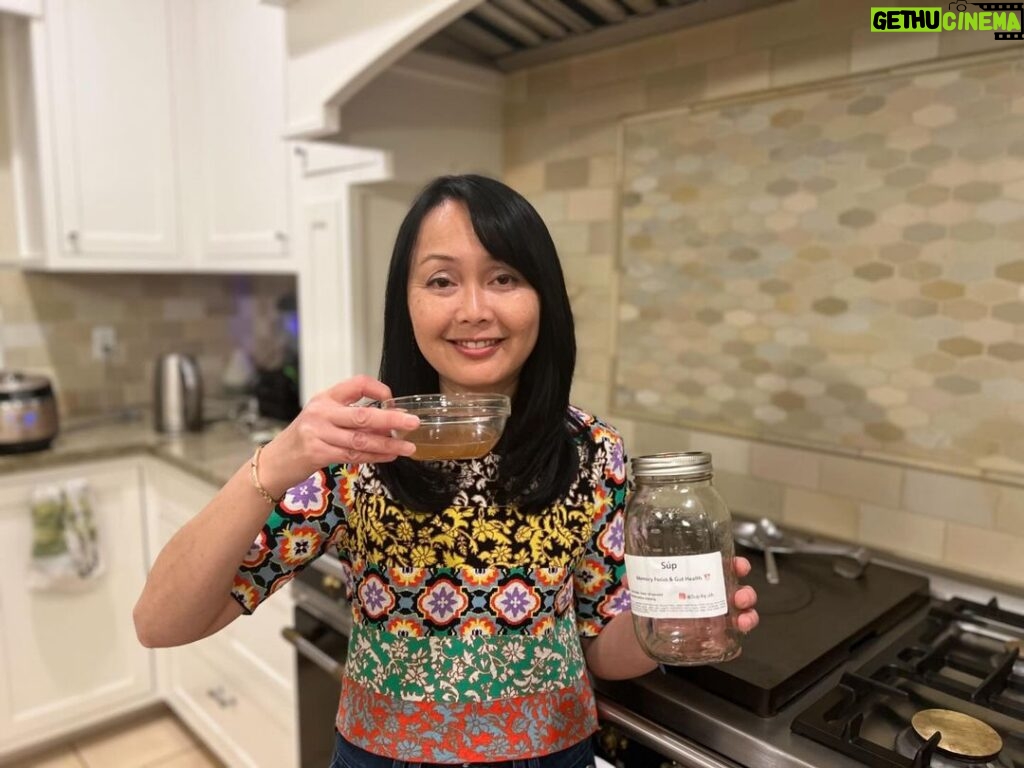 Ken Jeong Instagram - Thank you @antoeat for the amazing bone broth! We love you fam!!