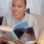 Kerry Washington Instagram – Me. Reading one of my favorite memories from #ThickerThanWater 💙🌊🩵 

Olivia Pope and the journey of Scandal taught me SOOO much! I’m forever grateful for friends like @bellamyyoung and our entire #ScandalFam ❤️ When I was on tour, so many of you mentioned this part of the book as one your favorite moments. What’s YOUR favorite part of Thicker Than Water? Is there a section that has stayed with you?! If you haven’t grabbed your copy or listened on @audible, NOW is the time!!!