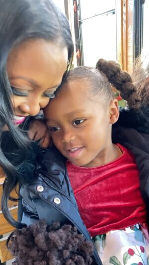 Keshia Knight Pulliam Instagram - Today was my baby’s first day on set as an actor and she did an amazing job!! Let me tell you, she manifested this opportunity. Ella, my Mom and my bonus daughter were simply going to be background in a scene. 

Last night she came up with her character name while at dinner and asked why she didn’t have any lines. Long story short she ended up having lines today…she nailed it & I’m a proud mama!!! #SheGetItFromHerMama #MiniMe #MyBonusDaughterIsBeautiful #ProudMom #FamilyBusiness
