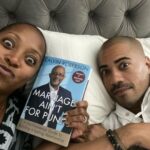 Keshia Knight Pulliam Instagram - Congratulations on your book #MarriageAintForPunks @iamcalvinroberson !!! True story… @mrbradjames & I first met Pastor Cal while filming @lifetimetv ‘s Pride & Prejudice Atlanta… This was also where Brad wooed his way into my heart with a box of Krispy Kreme donuts!! 😂😜