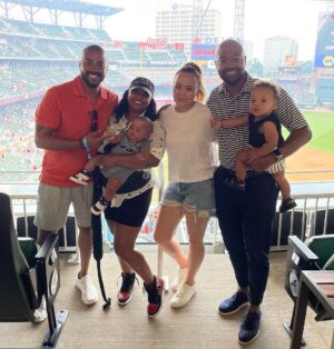 Keshia Knight Pulliam Instagram - Knight & Deuce 
out in these ATL Streets!! #GoBraves