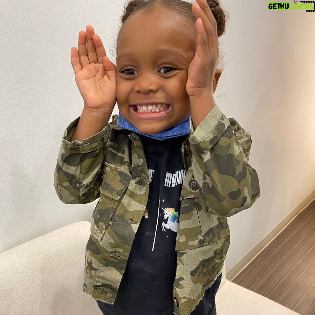 Keshia Knight Pulliam Instagram – This little girl is a whole #mood… 😂😂 ...