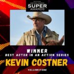 Kevin Costner Instagram - Thank you to the @ccsuperawards for the recognition!