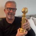 Kevin Costner Instagram - I got something really special in the mail. Thank you, @goldenglobes