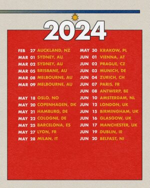 Kevin Jonas Instagram - Here we go!! We are stoked to add more dates for THE TOUR in the US, Europe and making our way to Australia for the first time! 

For all North American shows you can now register for Verified Fan until July 31st at 10PM ET at jonasbrothers.com for your chance to purchase tickets.