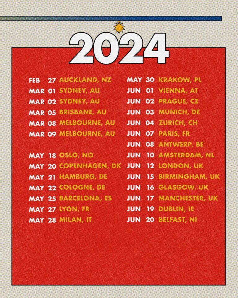 Kevin Jonas Instagram - Here we go!! We are stoked to add more dates for THE TOUR in the US, Europe and making our way to Australia for the first time! For all North American shows you can now register for Verified Fan until July 31st at 10PM ET at jonasbrothers.com for your chance to purchase tickets.
