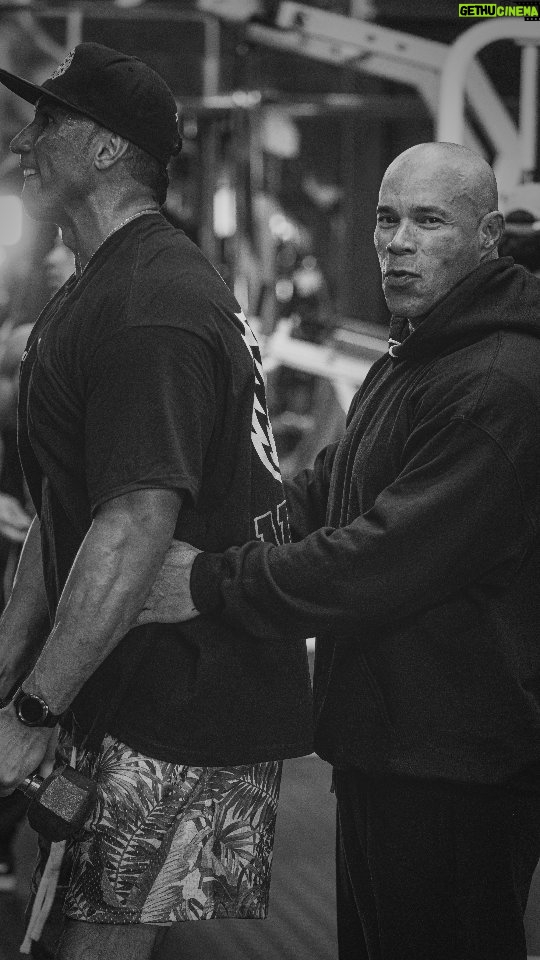 Kevin Levrone Instagram - Lost Designs 2/11/24 @darcsport By Invitation Only: Follow @michaelcivil or sign up for text alerts for entry code. www.darcsport.com 🐺 When you ask for that work and the Legend @kevinlevrone puts you through that big drop set. 🔥 My Brother @brandon.d.hendrickson giving me life with the hype! 🗣