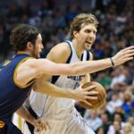 Kevin Love Instagram - Of all the greats I watched growing up - Dirk has had the biggest influence on my career. My Dad had the foresight - I can remember him saying “this rookie on Dallas is the future of the NBA.” A 7-footer who could stretch defenses, rebound, post you up and shoot over you, put the ball on the floor when necessary, and dominate the game inside and out. I was on the wrong side of a lot of those buckets. Trail 3’s, free throw line “Dirk spot” finishes, and ofcourse — the iconic fade. Being a big that can shoot has allowed me to change and adapt in a game that has become reliant on not only pace, but the space needed to operate in todays current NBA. Dirk changed a lot of peoples idea of the modern big man. I wouldn’t be headed into year 16 if not for Dirk’s influence and helping take the game to where it is today. My deepest gratitude to a legend that will live on forever! Congratulations @swish41 and to all the 2023 @hoophall inductees. With respect and admiration. 🤝🏻 Basketball Hall of Fame