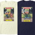 Kevin Smith Instagram – All the awesome artwork from the @officialgarbagepailkids & #askewniverse collaboration has migrated from trading cards to t-shirts, sold exclusively at @fanatics! Visit their website and wrap yourself up in Kevin Smith’s Garbage! #KevinSmith #fanatics #garbagepailkids #garbagepailkidscards