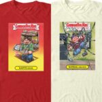 Kevin Smith Instagram - All the awesome artwork from the @officialgarbagepailkids & #askewniverse collaboration has migrated from trading cards to t-shirts, sold exclusively at @fanatics! Visit their website and wrap yourself up in Kevin Smith’s Garbage! #KevinSmith #fanatics #garbagepailkids #garbagepailkidscards