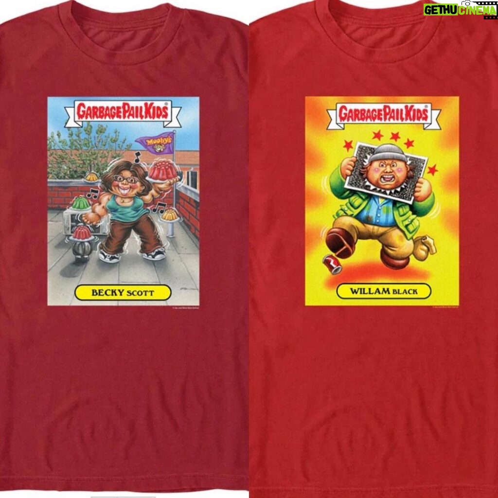 Kevin Smith Instagram - All the awesome artwork from the @officialgarbagepailkids & #askewniverse collaboration has migrated from trading cards to t-shirts, sold exclusively at @fanatics! Visit their website and wrap yourself up in Kevin Smith’s Garbage! #KevinSmith #fanatics #garbagepailkids #garbagepailkidscards