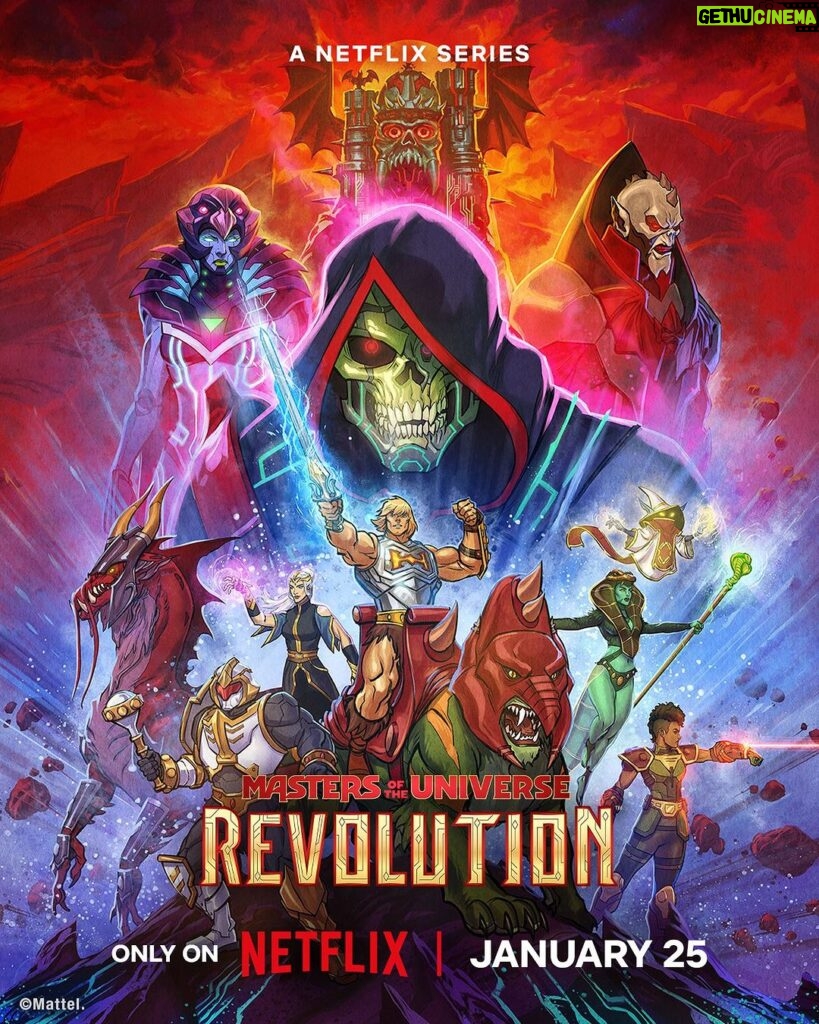 Kevin Smith Instagram - TODAY! We debut the @masters of the Universe REVOLUTION poster for season 2 of the @netflix series, with amazing art by the incomparable @natebaertsch! And TOMORROW! Come back to see the final trailer, with new-for-this-season Granamyr! Gwildor! And HORDAK! #KevinSmith #mastersoftheuniverse #mastersoftheuniverserevolution