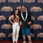 Kevin Smith Instagram - The Jersey Girl came to see JERSEY GIRL! @raquelxcastro paid a visit to my beloved @smodcastlecinemas to cap off a Memorial Day weekend full of shows! On Friday, we showed JAWS as part of the Movies That Made Me series. Then on Saturday night, we watched my flick RED STATE. But Sunday saw a reunion with the little girl who, at age 7, preternaturally played the role of Gertie in my sixth flick. We screened what we were calling JERSEY GIRL: The Snyder Cut, because it was the longest version of the flick ever edited, with an entire first act full of @jlo that got cut out due to post-Gigli hysteria. I haven’t seen any cut of JG since 2006, so it was a trip to see the movie I originally made #bennifer two decades ago. Hopefully, @paramountplus will want to stream it in 2024 for the 20th anniversary. It’s almost an entirely different flick. Also entirely different: Raquel, who’s now about 2 years younger than her cinematic Dad #benaffleck was when we shot it. I was happy to discover our troubled film didn’t ruin Rocky, who grew up to be such a wonderful kid with a great head on her shoulders. I can’t thank her enough for a killer kid performance, as well as for making the trip all the way from L.A. to be at #smodcastle with an ardent audience. It was a lovely weekend (with 3 profitable pre-show auctions, thank you bidders), during which I got to wear a trio of different jackets, as well as my new Smodcastle sneakers made by @1craftypunk! Next up: BABBLE-ON this Saturday and WATCH WITH KEV: @dctheflash on June 15, 16 & 17! Tickets available now at SmodcastleCinemas dot com! Take a trip to Smodcastle, where the movies come to play! #KevinSmith #smodcastlecinemas #raquelcastro #jersey #newjersey #film