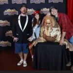 Kevin Smith Instagram - September/October 2023 have been big months for @smodcastlecinemas! Aside from shooting my 16th feature film (entitled The 4:30 Movie), we held three big events (or Kev-ents)! First up was the @tuskthemovie screening with @justinlong and surprise guest @genirodriguez (both of whom were in town to take part in The 4:30 Movie). The following weekend, @joeylaurenadams came to the Castle to co-host a 26th anniversary screening of #chasingamy. And we wrapped this event-filled 30 day stretch with our second annual @smodcastle.filmfest, courtesy of tireless @smodcastle keeper @odblues7 and 100 filmmakers! We have three more events at #smodcastlecinemas before 2024 arrives: - 11/3: The Russo Brothers - 11/11: Zack & Miri 15 Year Anniversary screening - 12/2: Smauction (a 3 hour live auction of props, costumes and signed stuff). Tickets for all 3 shows are now on sale! Aside from our events, we show first run flicks from Wednesdays to Sundays. So come visit us at Smodcastle Cinemas - Where the Movies Come to Play! (And roll by @jayandsilentbobstash in nearby Red Bank afterwards)! #KevinSmith (Photos by @tomzapcicphotography and @ryancervasio. Posters by @thedarknatereturns and @stayfresh.design.)