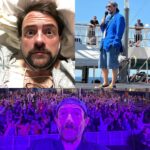 Kevin Smith Instagram – 6 years ago, I nearly dropped dead from a massive widow-maker heart attack after getting off a stage. 
So last night, I celebrated the anniversary of not dying by getting on a stage (courtesy of #cruiseaskew).
With less than a 20% chance of surviving a 100% occlusion, I was so lucky Doctor Ladenheim saved me.
And yet…
Because Life can Life the fuck out of you sometimes, there have been moments in the last 6 years where I’ve felt it would’ve been better if the heart attack had finished me.
But not today.
Today I’m grateful to be alive.
Bonus: In a few hours, I’m gonna see the lady who gifted me with that life. And I intend to give her the biggest hug after I thank her for making me.
#KevinSmith #heartattacksurvivor