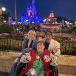 Kevin Smith Instagram - HAPPY 78th BIRTHDAY, MOM! It was a rough year for @donsgirlgrace, with far too many hospital stays. So to celebrate her victory over the infinite, we took Mom to @waltdisneyworld for her birthday today! All she wanted was a photo with Santa and cotton candy, so she got both. I’m grateful to ring in another year and she was ecstatic to spend the day with her kids, her granddaughter, and her niece. #KevinSmith