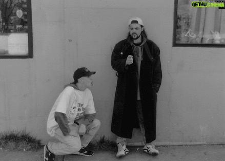 Kevin Smith Instagram - Yesterday was the 29th anniversary of the theatrical release of my first flick, Clerks! So now, Clerks is older than the entire cast and crew were when we made Clerks. And the flick is leaving it’s 20’s soon: in January, it will be the 30th anniversary of Clerks debuting at the #sundancefilmfestival. Thank you to everyone who has ever, as the kids say, fucked with our l’il black & white movie! On a related note, @originalfunko is releasing @clerksmovie Pops, featuring new versions of old favorites @jayandsilentbob as well as the #funkopop debuts of Dante, Randal and Elias! #KevinSmith #clerks #clerks3