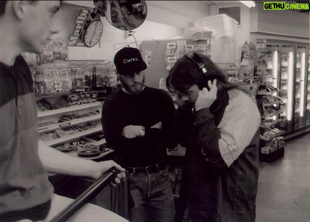 Kevin Smith Instagram - Yesterday was the 29th anniversary of the theatrical release of my first flick, Clerks! So now, Clerks is older than the entire cast and crew were when we made Clerks. And the flick is leaving it’s 20’s soon: in January, it will be the 30th anniversary of Clerks debuting at the #sundancefilmfestival. Thank you to everyone who has ever, as the kids say, fucked with our l’il black & white movie! On a related note, @originalfunko is releasing @clerksmovie Pops, featuring new versions of old favorites @jayandsilentbob as well as the #funkopop debuts of Dante, Randal and Elias! #KevinSmith #clerks #clerks3