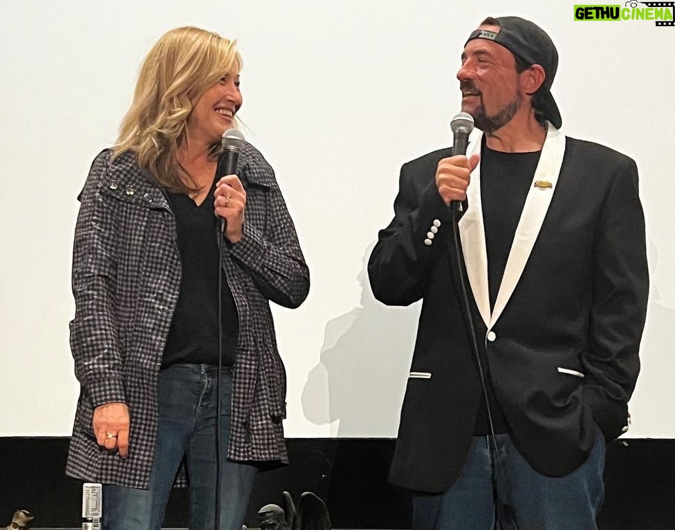 Kevin Smith Instagram - September/October 2023 have been big months for @smodcastlecinemas! Aside from shooting my 16th feature film (entitled The 4:30 Movie), we held three big events (or Kev-ents)! First up was the @tuskthemovie screening with @justinlong and surprise guest @genirodriguez (both of whom were in town to take part in The 4:30 Movie). The following weekend, @joeylaurenadams came to the Castle to co-host a 26th anniversary screening of #chasingamy. And we wrapped this event-filled 30 day stretch with our second annual @smodcastle.filmfest, courtesy of tireless @smodcastle keeper @odblues7 and 100 filmmakers! We have three more events at #smodcastlecinemas before 2024 arrives: - 11/3: The Russo Brothers - 11/11: Zack & Miri 15 Year Anniversary screening - 12/2: Smauction (a 3 hour live auction of props, costumes and signed stuff). Tickets for all 3 shows are now on sale! Aside from our events, we show first run flicks from Wednesdays to Sundays. So come visit us at Smodcastle Cinemas - Where the Movies Come to Play! (And roll by @jayandsilentbobstash in nearby Red Bank afterwards)! #KevinSmith (Photos by @tomzapcicphotography and @ryancervasio. Posters by @thedarknatereturns and @stayfresh.design.)