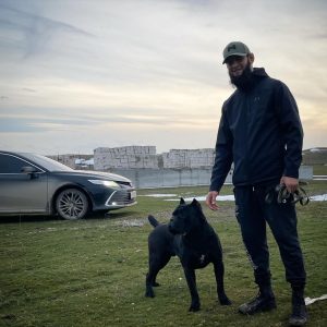 Khamzat Chimaev Instagram - My best friend Tyson 🖤