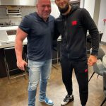 Khamzat Chimaev Instagram - Thanks for everything big brother @danawhite 👑 Las Vegas, Nevada
