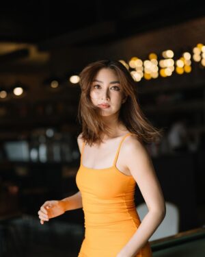 Khemanit Jamikorn Instagram - 𝑩𝒆 𝒚𝒐𝒖𝒓 𝒐𝒘𝒏 𝒗𝒆𝒓𝒔𝒊𝒐𝒏 𝒕𝒐 𝒔𝒎𝒊𝒍𝒆😄 
.
.
.
#panpanworkmode 🧡🧡🧡🧡🧡🧡🧡🧡 
@marini_officiel @memories__traveler