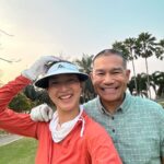 Khemanit Jamikorn Instagram - Happy SUNDAY 🌞 แดดดี อากาศดี แต่ตี….😅 ค่อยเป็นค่อยไป แค่สุขใจก็พอ😄 ✌🏻✨👌🏻⛳️ . . . #panpangolffamily #nonstopgolfgang @summitgreenvalleychiangmai #panpancakelovegolf 💚💛🧡❤️🩷🩵💙💜💖 Summit Green Valley Chiangmai Country Club