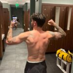Kian Lawley Instagram - After 30 days, 30 protein shakes, 25+ gallons of water, 65+ meals, 56 eggs & no cheat days, i am finished. I gave myself a month to go hard and not make any excuses. Worked out every day, stuck to a strict diet and powered through all the mental/physical fatigue and bullshit tasteless meals. No alcohol, no soda, no fast food, limited sugar intake & 1 gallon/water daily. Gained around 4 lbs. of muscle and endless amounts of mental clarity. Getting in the gym and throwing my headphones on, became one of my favorite parts of the day. First pic is day 1 after breakfast - 168.0 lbs. 2nd pic is day 30 before post-workout shake/meal - 171.6 lbs. I want to do this again, but for now… McDonalds.