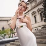 Kiernan Shipka Instagram - Spotted on the steps of the Met… 🌸 Rodarte’s Spring / Summer 2024 @nyfw Portrait Series      Designed by @kateandlauramulleavy Photography by @toddccole Styled by: @ashleyfurnival Hair by: @benskervin Makeup by:  @u.z.o for @narsissist Manicures by: @MTMorganTaylor Production by: @blondprodn Executive Production by: @nicoleprokes Post Production: @phtsdr