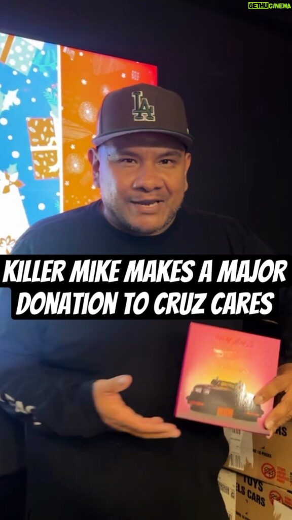 Killer Mike Instagram - Thank you @killermike & @runthejewels for the 🔥 #CruzCares Donation 🚘