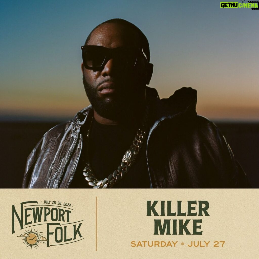 Killer Mike Instagram - @newportfolkfest see ya this summer! ☦️ #MICHAEL
