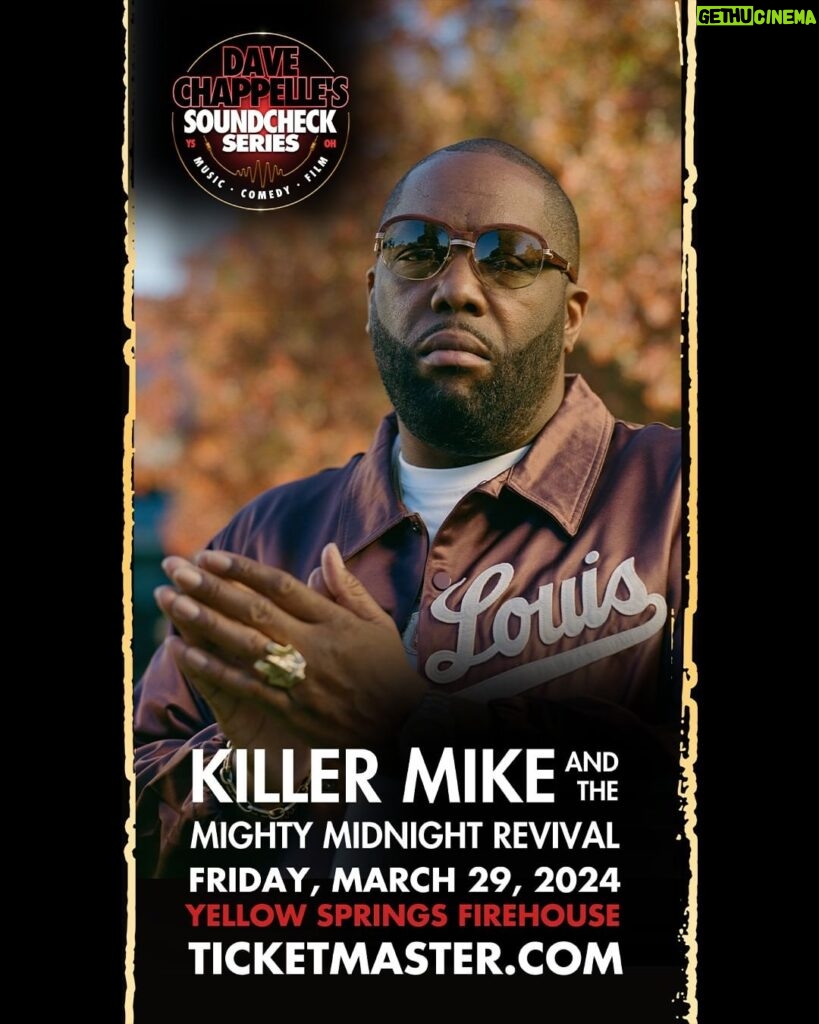 Killer Mike Instagram - March 29th with my bro @davechappelle! ☦️ #MICHAEL