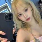 Kim Chae-won Instagram - 첫 금발😗