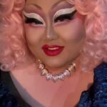 Kim Chi Instagram - Things I do as a content creator. Wearing @kimchichicbeauty -bish lash -effin liner in noir and white -diamond sharts in world dominance -holy fairytale palette -puff puff pass setting powder -mattely poppin liquid lipstick woww! -pearls gone wild highlighter -stage proof setting spray