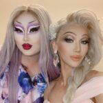 Kim Chi Instagram - I was brave enough to take a photo next to this beautiful creature. Leave a ❄️ emoji if you think she looks like Elsa. Leave a 🔥 emoji if you think she’s a bitch.
